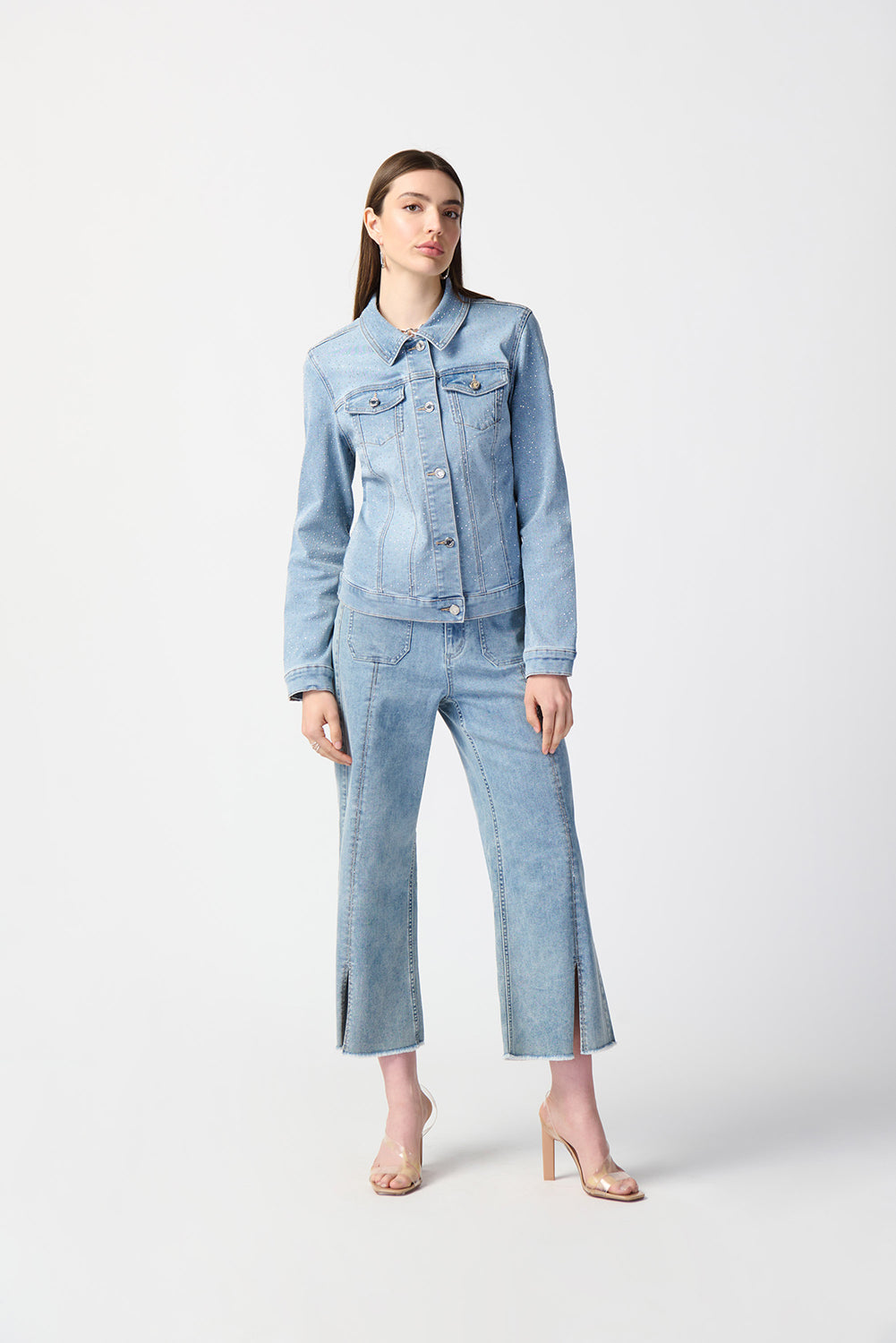 Joseph ribkoff shops denim jacket