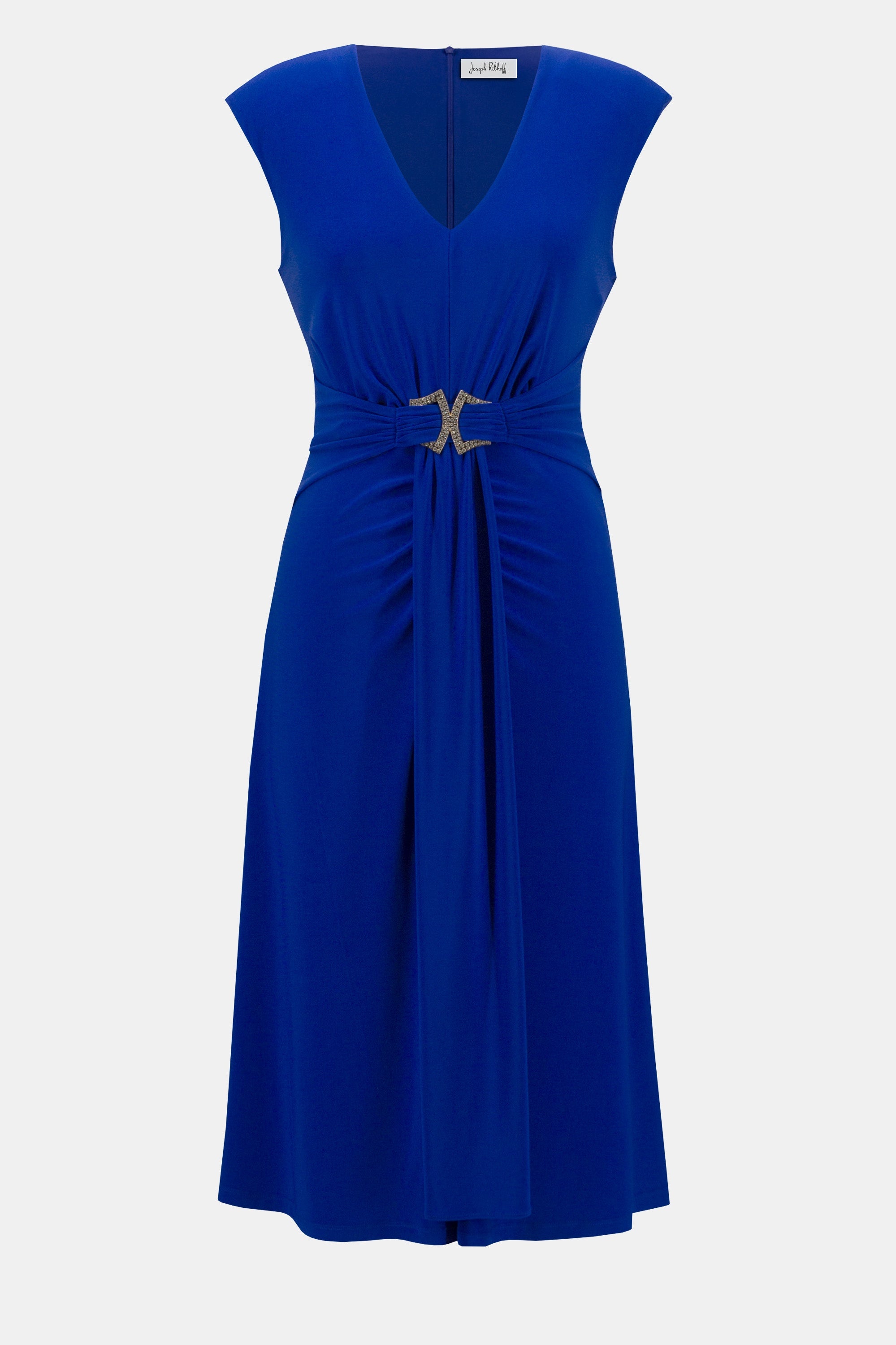 Silky Knit & Novelty A-Line Dress - Joseph Ribkoff