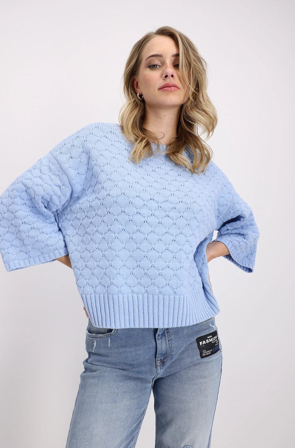 Monari Round Neck Pullover 408420 โ Bacio Collection