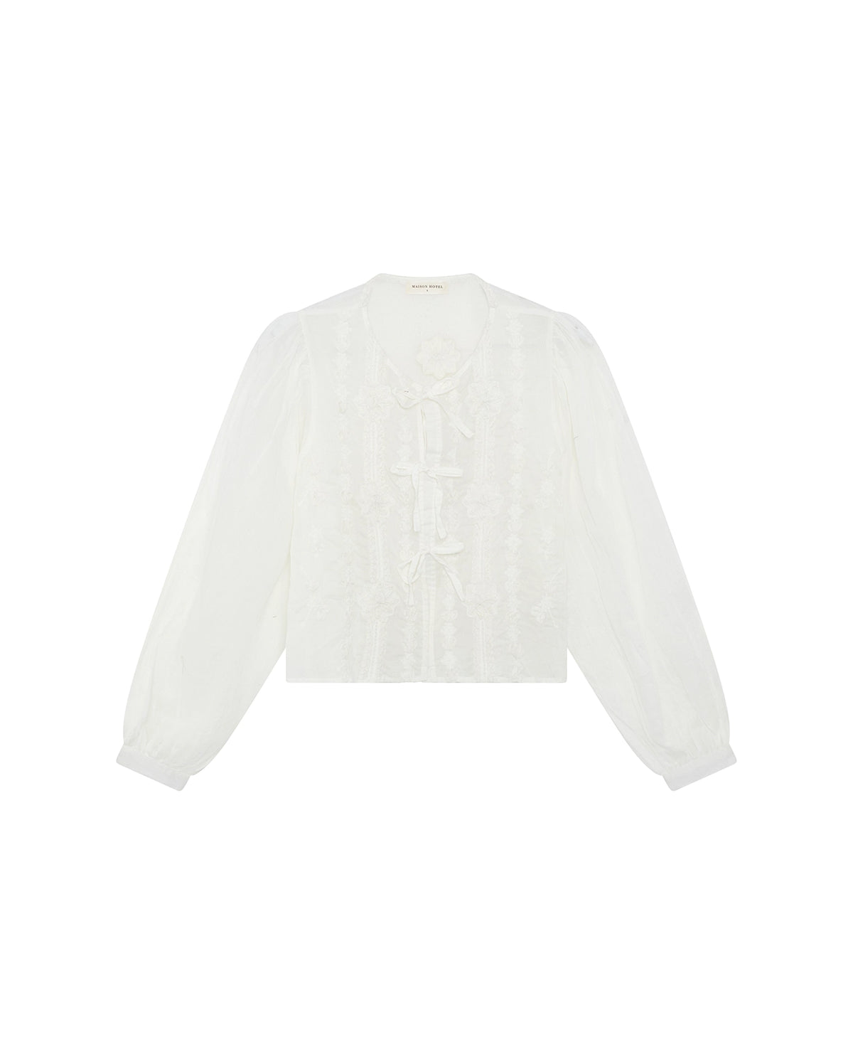 Maison Hotel Ludovica Blouse in Pearl