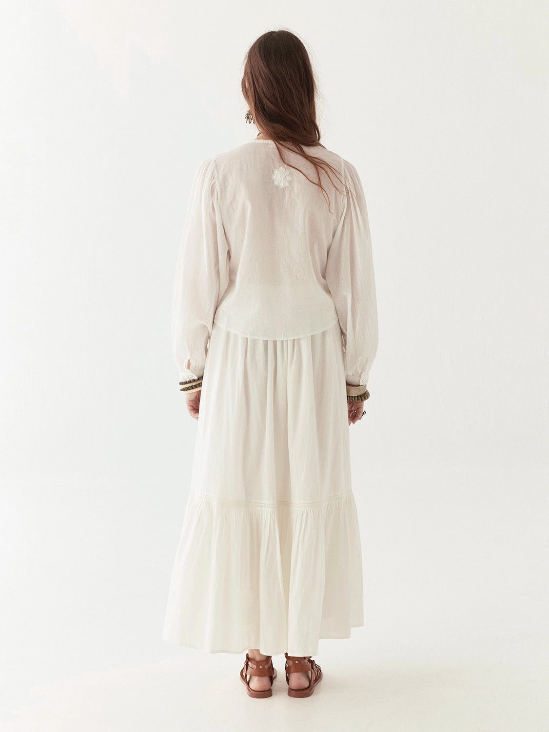 Maison Hotel Ludovica Blouse in Pearl