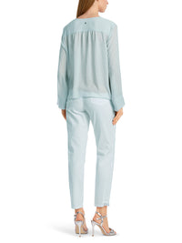 Marc Cain Long-sleeved blouse from recycled fibre WC 51.35 W30