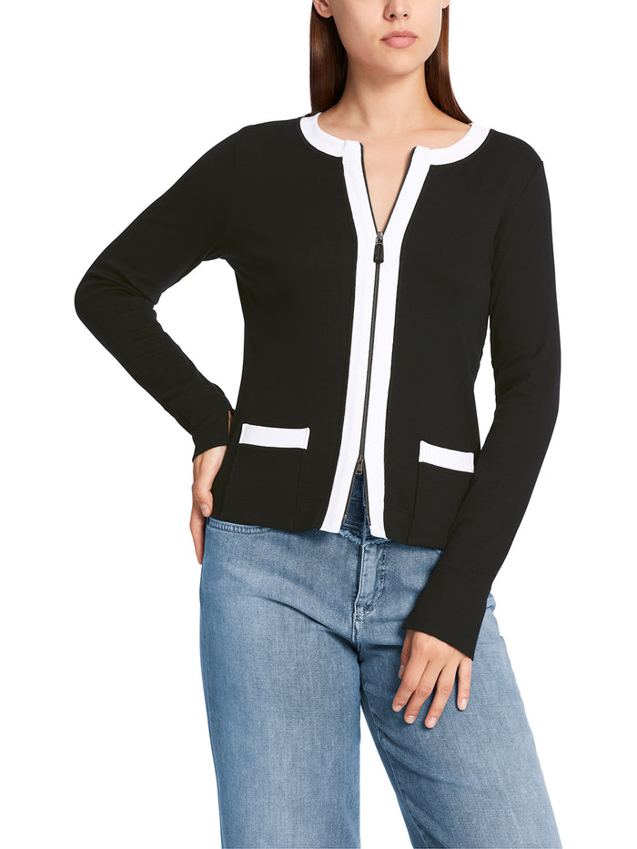 Marc Cain Elegant jacket with zip WS 31.19 J55 - Pre Order End of May Delivery