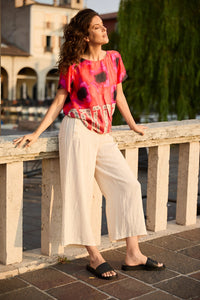 Peruzzi Print Top In Tomato S25130