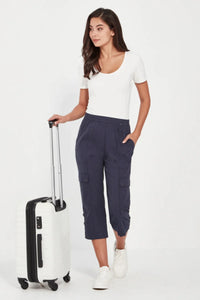 Verge Acrobat Cargo Short in Denim Marle V8833lw