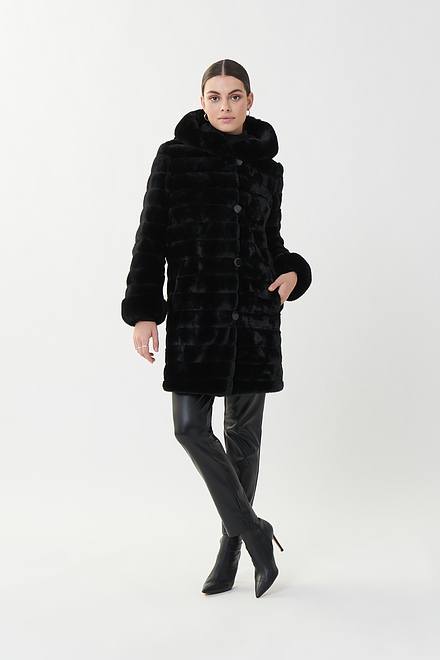 Reversible faux fur coat on sale