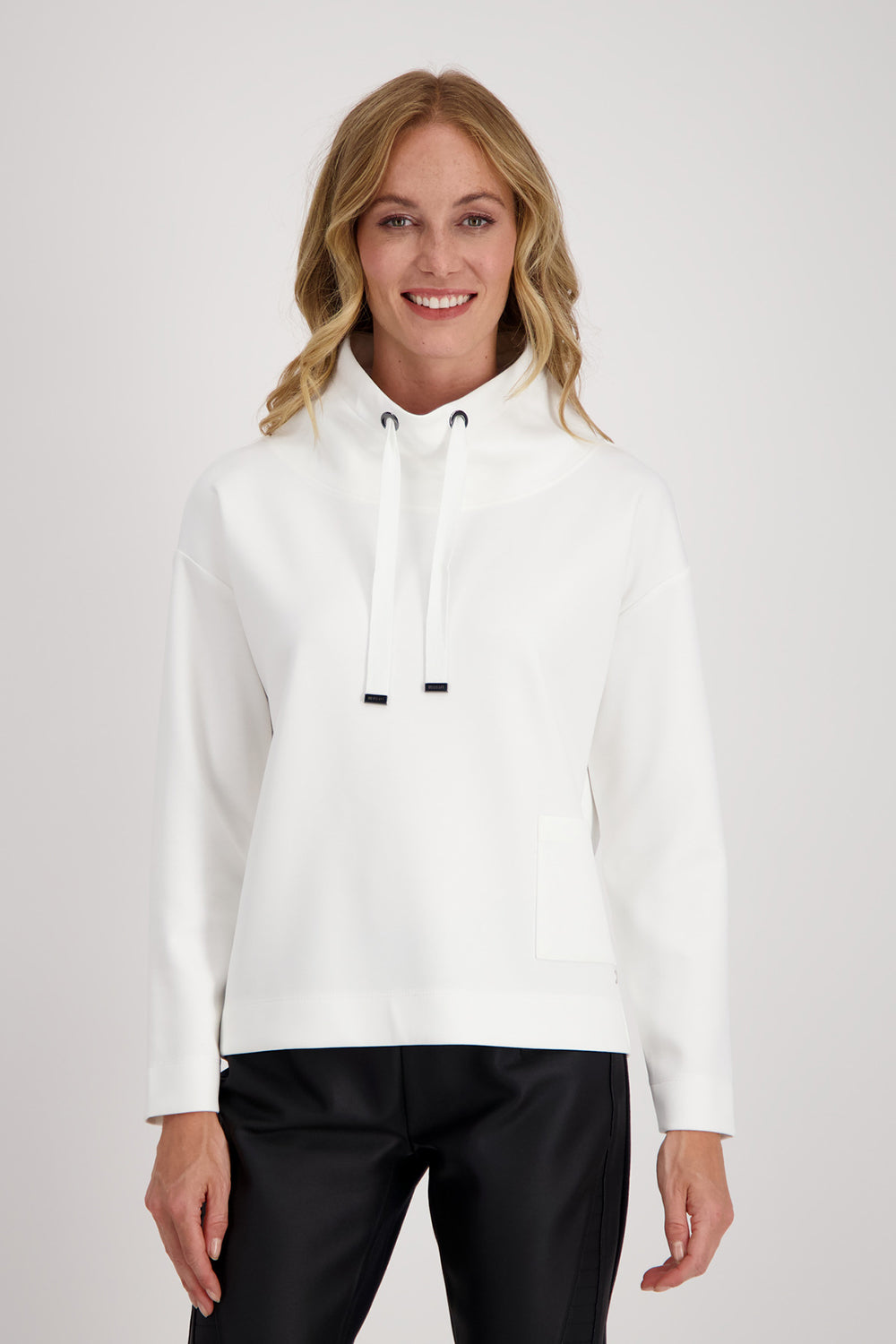Stand collar hoodie on sale