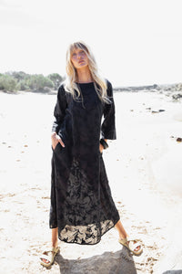 One Season Deia Embroidery Black/Black