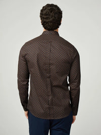 Ben Sherman Linear Geo Print Long Sleeve Shirt B0077832