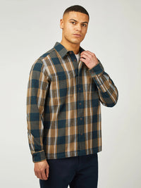 Ben Sherman Twill Check Overshirt B0077851