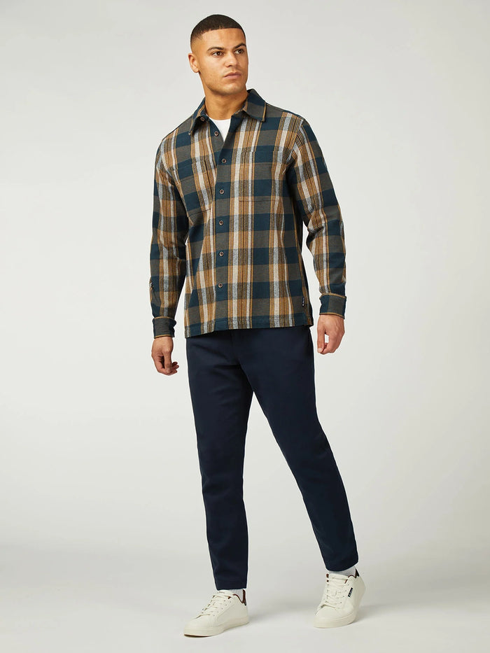 Ben Sherman Twill Check Overshirt B0077851