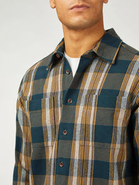 Ben Sherman Twill Check Overshirt B0077851
