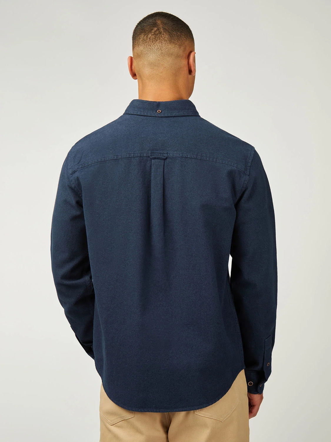 Ben Sherman Brushed Overshirt in Navy B0077855