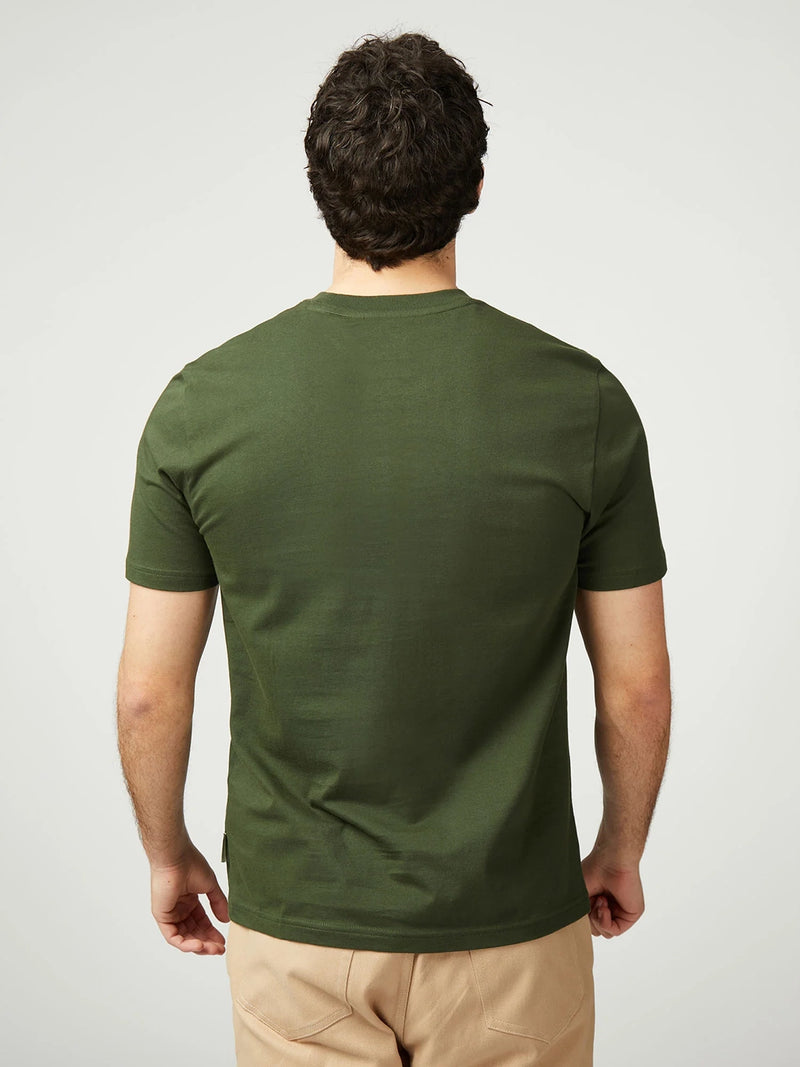 Ben Sherman Notting Hill Carnival Tee in Green B0078245