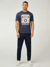 Ben Sherman The Sounds Of London Tee in Blue B0078246