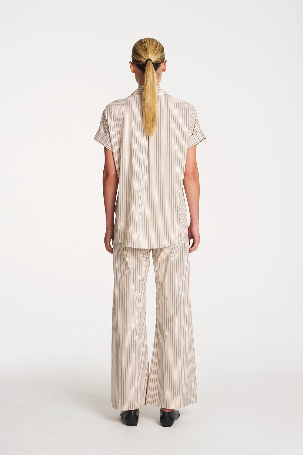 Mela Purdie Ivy Shirt in Blush/Navy F733 8979