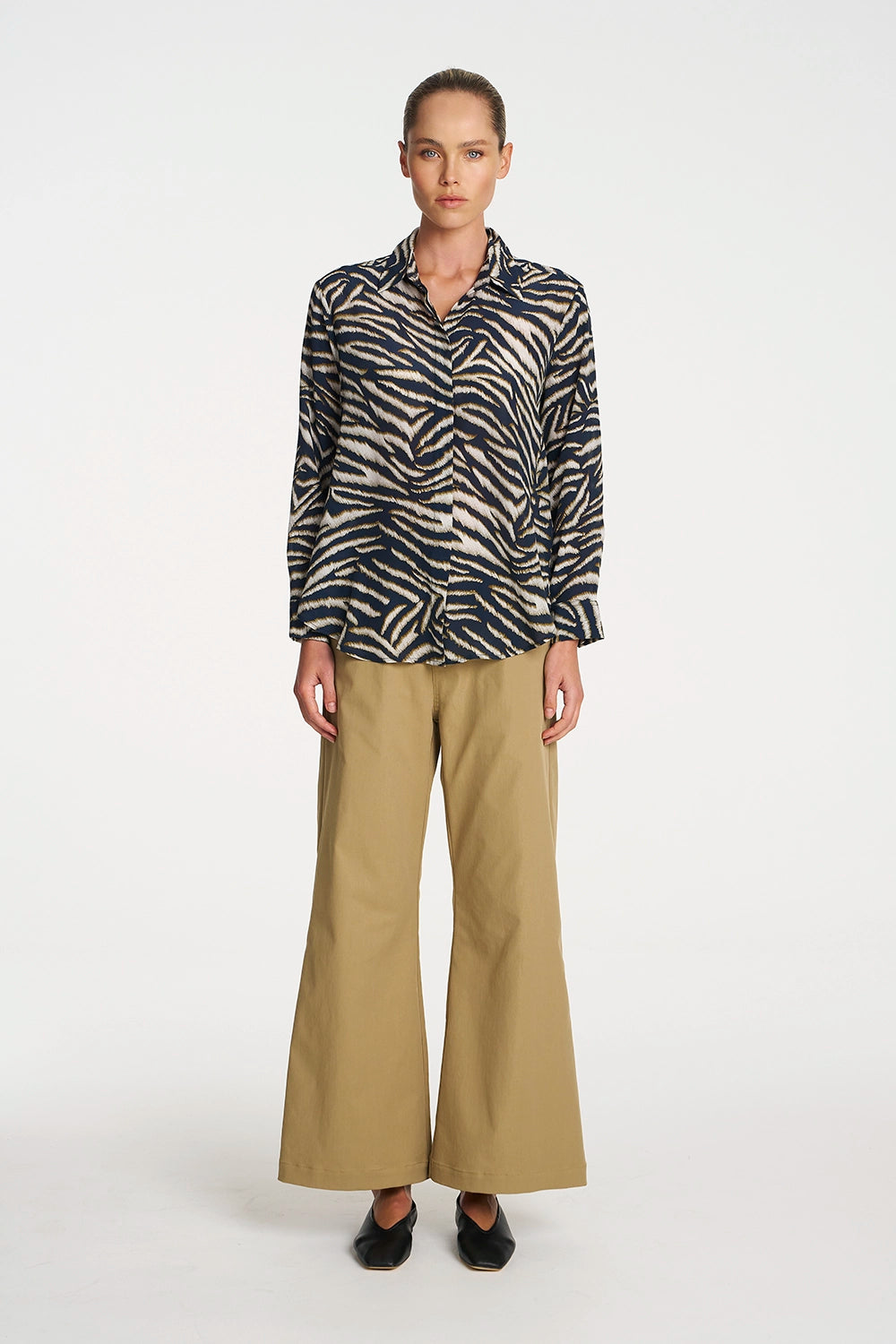 Mela Purdie Soft Shirt In Brush F858 2822 - Pre-Order April Delivery