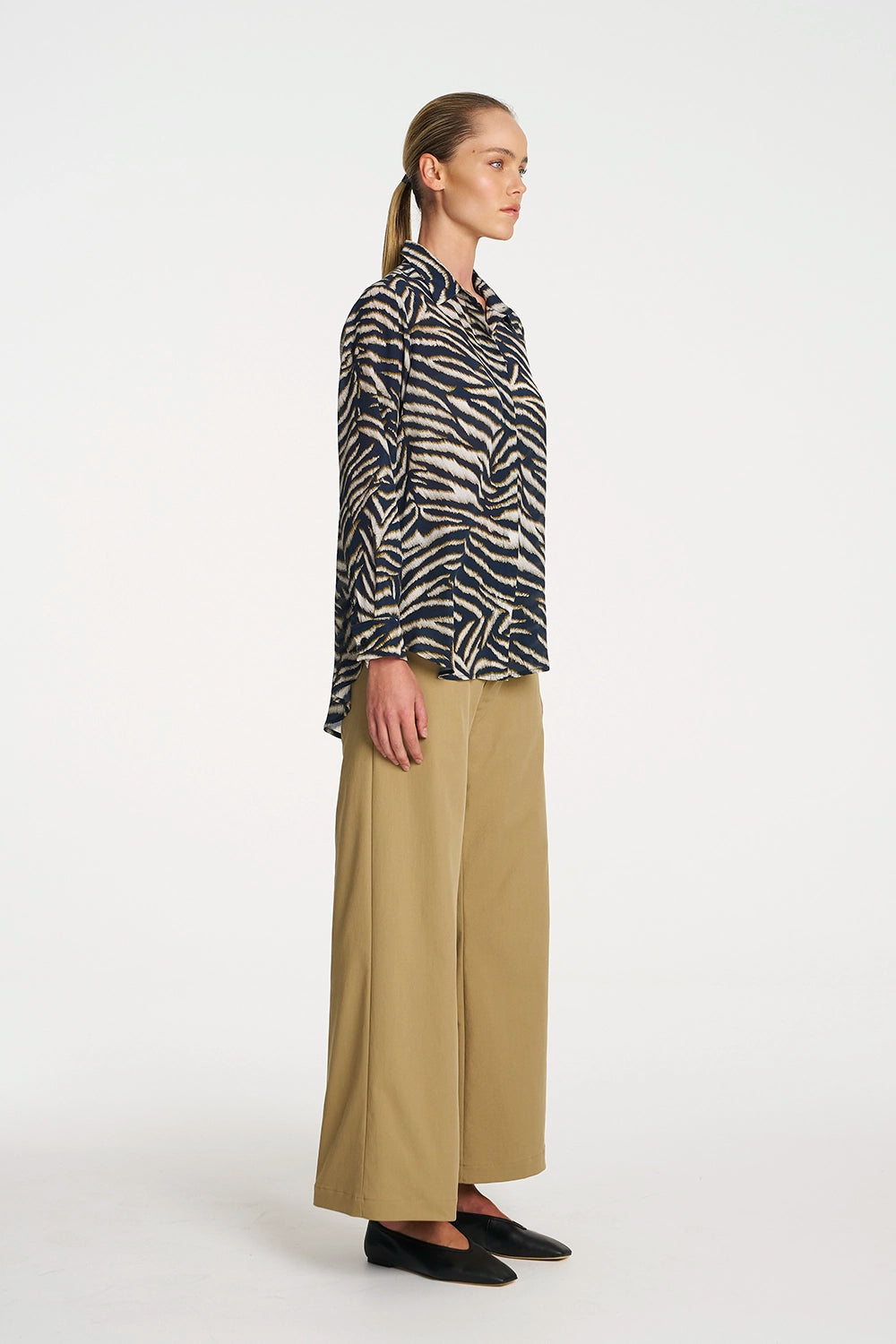 Mela Purdie Soft Shirt In Brush F858 2822 - Pre-Order April Delivery