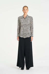 Mela Purdie Soft Shirt in Fossil F860 2822 - Pre-Order July Delivery