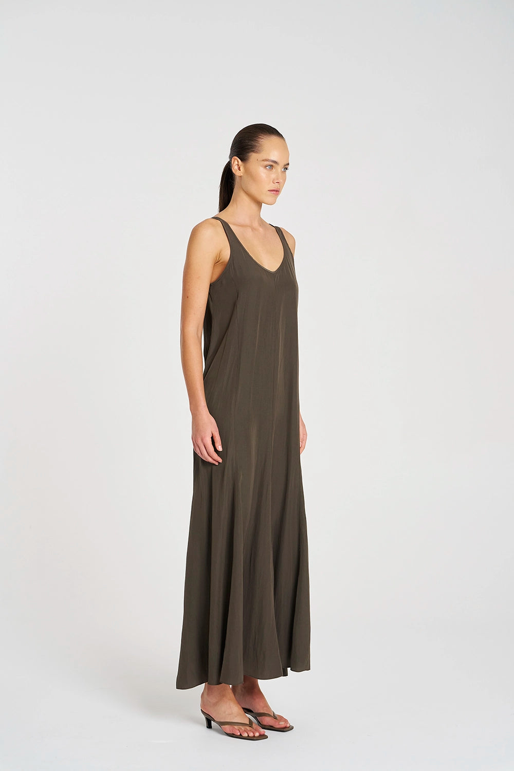 Mela Purdie Halo Dress in Leather F67 3012 - Pre-Order September Delivery