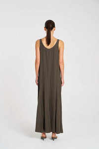 Mela Purdie Halo Dress in Leather F67 3012