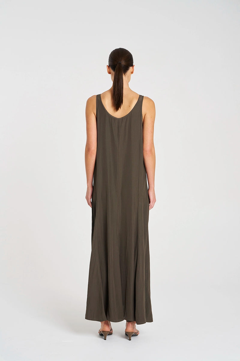 Mela Purdie Halo Dress in Leather F67 3012 - Pre-Order September Delivery