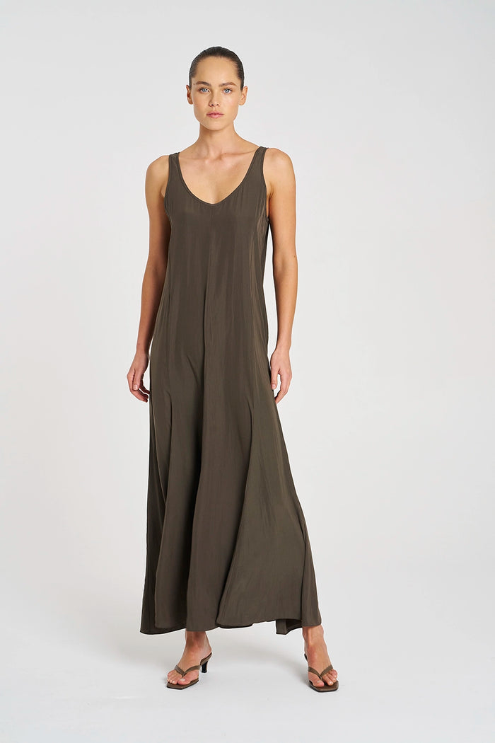 Mela Purdie Halo Dress in Leather F67 3012 - Pre-Order September Delivery