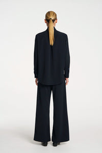 Mela Purdie Formal Shirt In Black F618 8956 - Pre-Order April Delivery