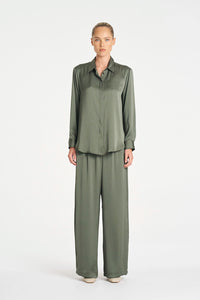 Mela Purdie Soft Shirt in Sage F619 2822 - Pre-Order July Delivery