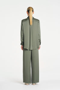 Mela Purdie Soft Shirt in Sage F619 2822 - Pre-Order July Delivery