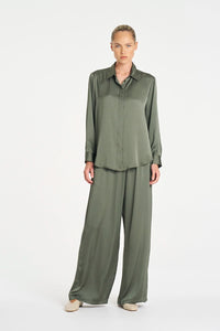 Mela Purdie Soft Shirt in Sage F619 2822 - Pre-Order July Delivery
