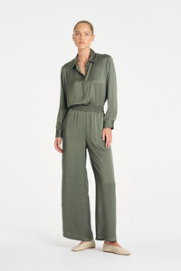 Mela Purdie Soft Shirt in Sage F619 2822 - Pre-Order July Delivery