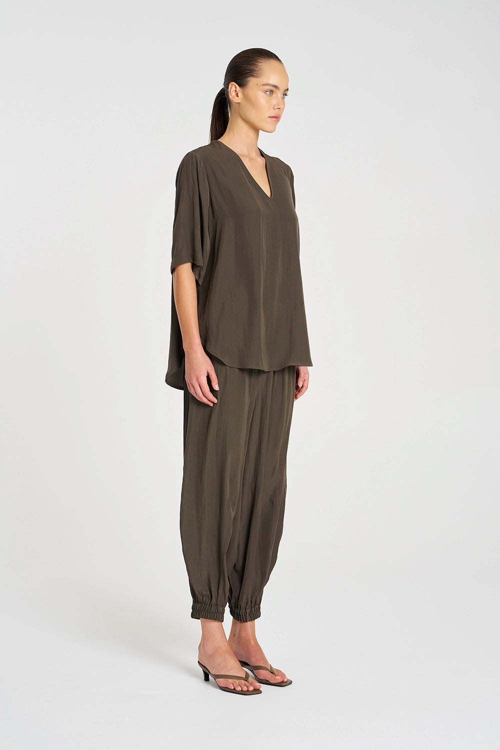 Mela Purdie Swish Plaza Top in Leather F67 8839 - Pre-Order September Delivery