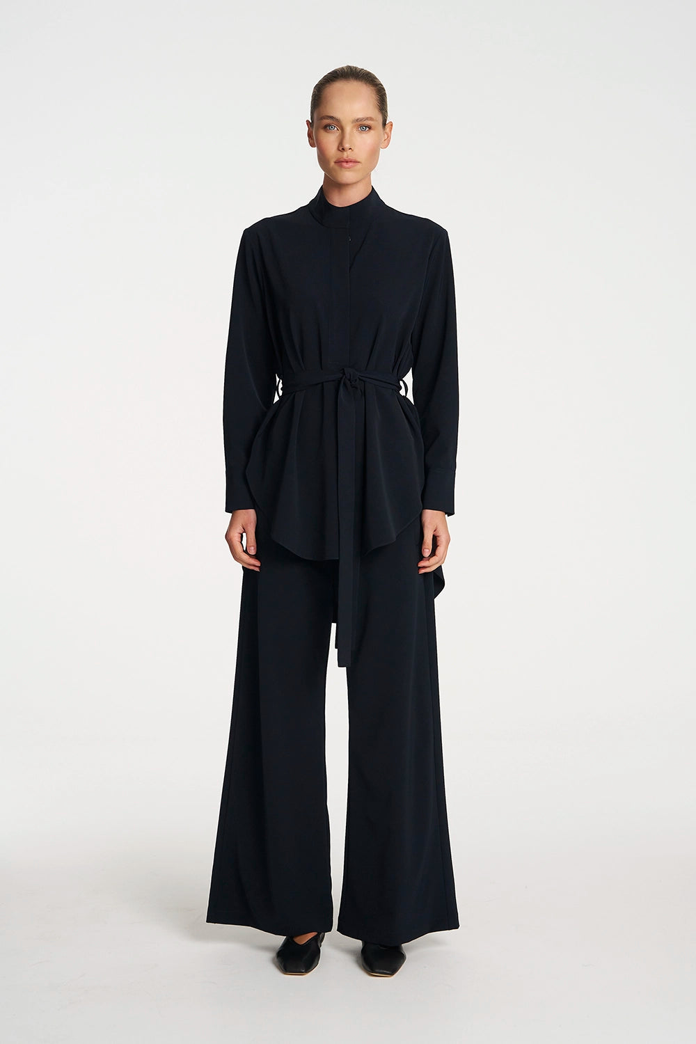 Mela Purdie Cylinder Tunic In Black F618 8977