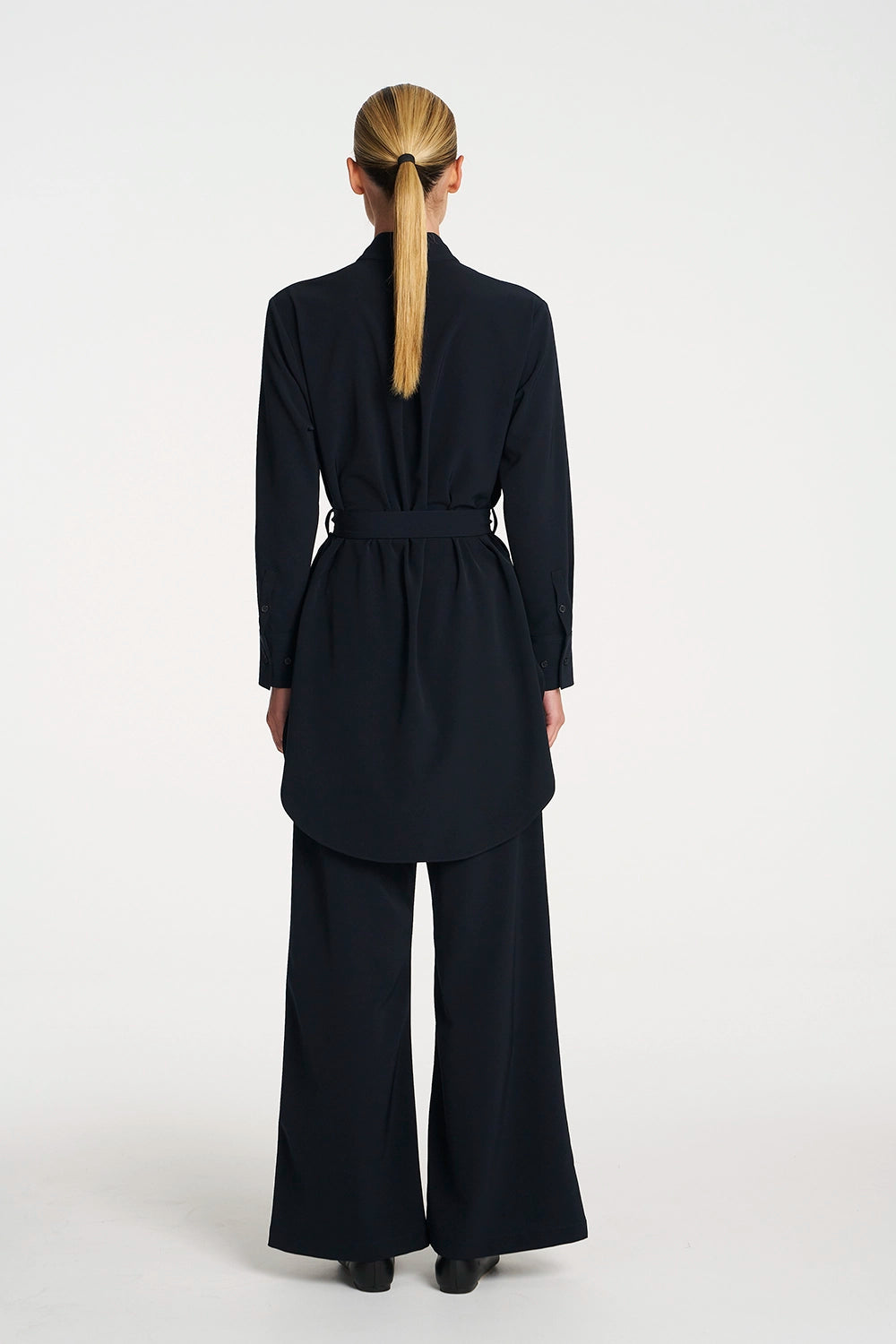 Mela Purdie Cylinder Tunic In Black F618 8977
