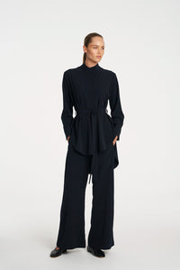 Mela Purdie Cylinder Tunic In Black F618 8977