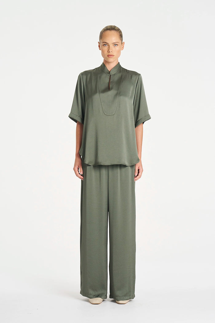 Mela Purdie Swish Tux Plaza in Sage F619 80026 - Pre-Order July Delivery