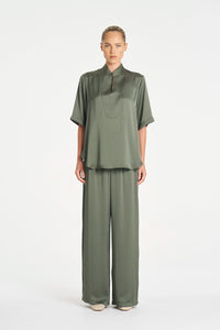 Mela Purdie Maxi Pace Pant in Sage F619 1940 - Pre-Order July Delivery