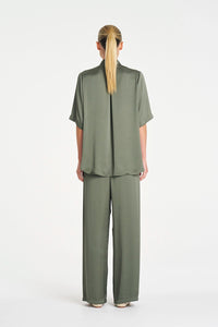 Mela Purdie Maxi Pace Pant in Sage F619 1940 - Pre-Order July Delivery