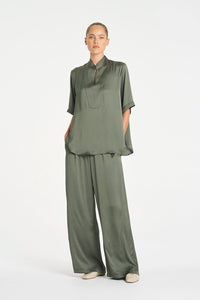 Mela Purdie Maxi Pace Pant in Sage F619 1940 - Pre-Order July Delivery