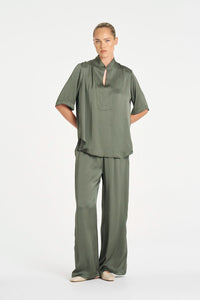 Mela Purdie Maxi Pace Pant in Sage F619 1940 - Pre-Order July Delivery