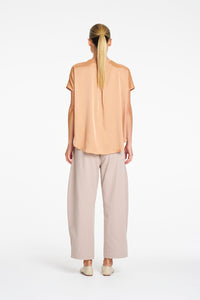 Mela Purdie Barrel Leg Pant in Fawn F416 10002 - Pre-Order August Delivery