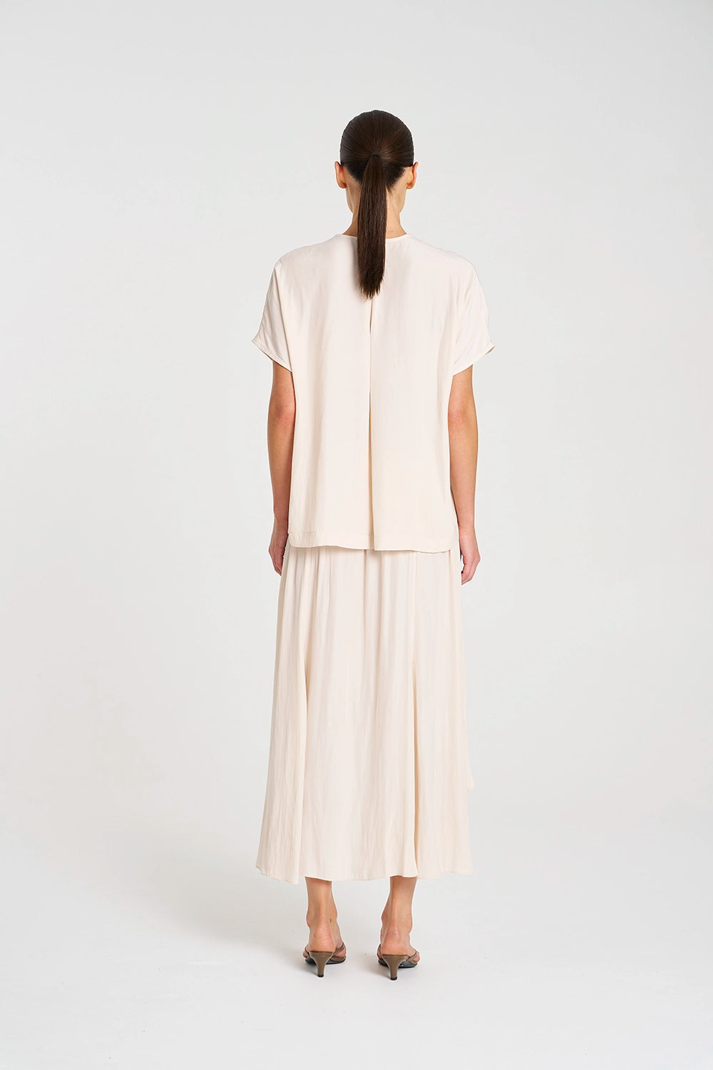 Mela Purdie Wedge Tab Shell in Meringue F67 8804 - Pre-Order September Delivery