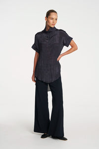 Mela Purdie Funnel Tunic In Black F620 8964
