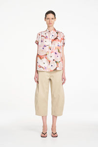 Mela Purdie Gathered Shell in Poppy F870 80117 - Pre-Order November Delivery