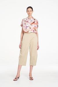 Mela Purdie Gathered Shell in Poppy F870 80117 - Pre-Order November Delivery