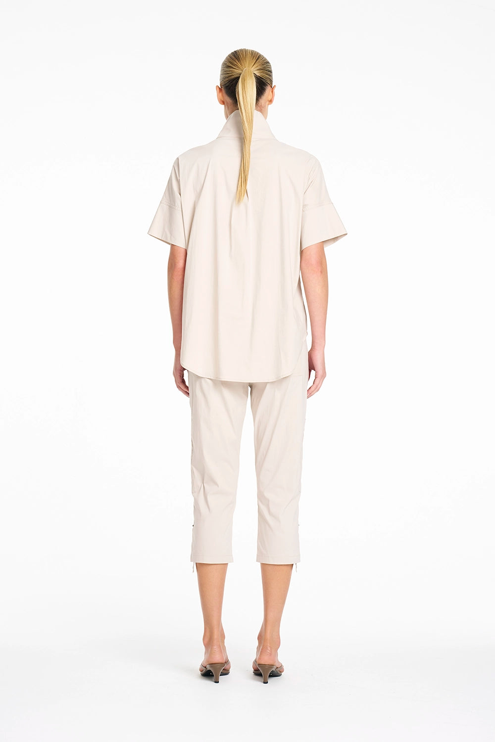 Mela Purdie Half Zip Shirt in Hay F65 8572