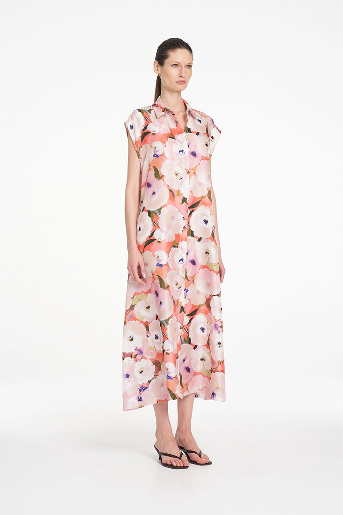 Mela Purdie Slice Shirt Dress in Poppy F870 3075 - Pre-Order November Delivery