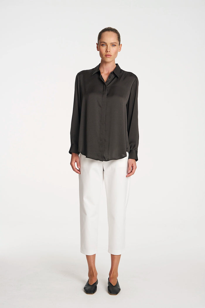 Mela Purdie Soft Shirt in Mink F619 2822