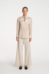 Mela Purdie Formal Shirt In Prosecco F620 8956 - Pre-Order April Delivery